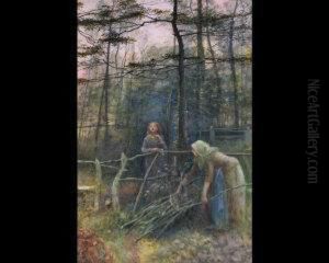 Woodcutters In A Forest