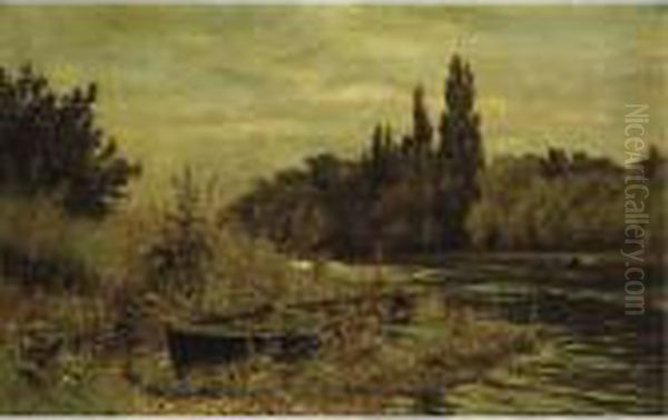 Rowing Boat On The Thames - view 1