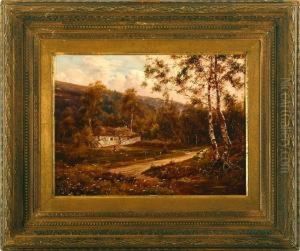 A Highland Home Near Strathspey by Theodore Hines