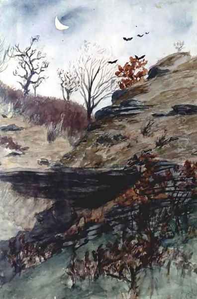 Slope of Ravine - view 1