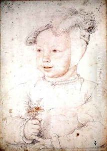 Dauphin Francois de France (1544-60) future King Francois II, 1552 by (studio of) Clouet