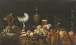 Stillleben Mit
 Nautiluspokal
