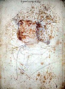 Artus Gouffier (1475-1515) Seigneur de Boisy, c.1515 by (studio of) Clouet