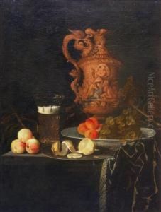 Stilllife Of Fruit, Pottery
