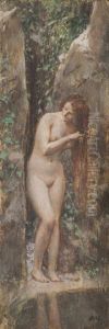 Alla Fonte by Adolf Hiremy-Hirschl