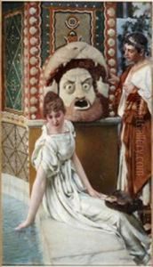 Scene Pompeienne by Adolf Hiremy-Hirschl