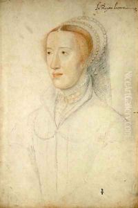 Eleonor of Hapsbourg (1498-1558) Archduchess of Austria, c.1540 by (studio of) Clouet