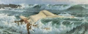 Venus Reclining In The Waves Venus Reclining In The Waves