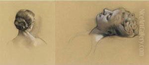 Studies For St. Cecilia And A Woman From The Back: Two Works