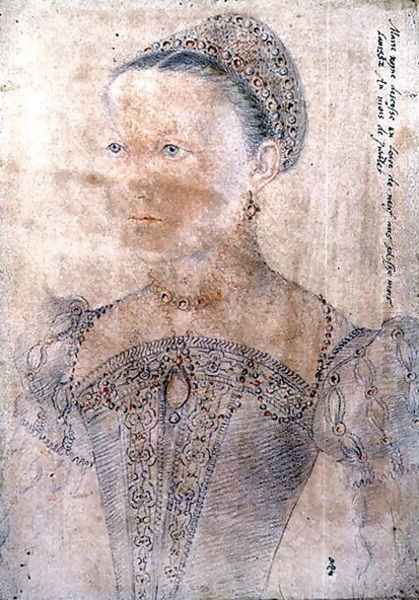 Portrait of Mary Stuart, Queen of Scotland (1542-87) at the age of Nine, July 1552 - view 1