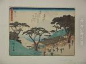 Serie Du Kyoka Tokaido by Utagawa or Ando Hiroshige