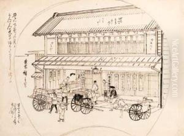 Preparatory Drawings For Fans - view 1