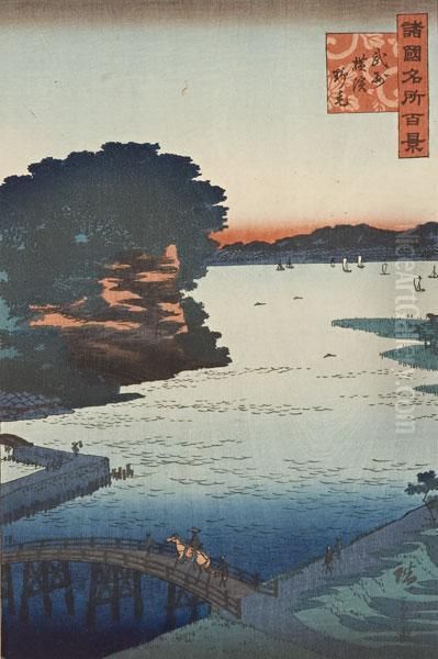 Le Cento Vedute Celebri Delle Province, Provincia Di Musashi Yokohama Noge - view 1