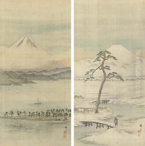 View Of Mount Fuji From Numazu - view 1