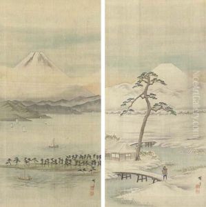 View Of Mount Fuji From Numazu by Chimpei Ii Hiroshigesuzuki