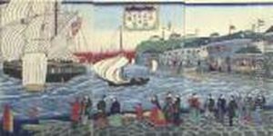 Yokohama Hatoba Yori Kaigandori Ijinkan No Shinzu