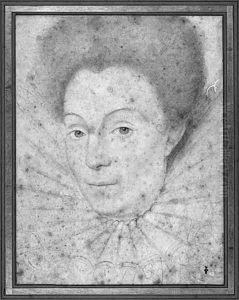 Portrait of an unknown Lady, maybe Madame de Montgomery, c.1597