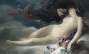 Night by Auguste Alexandre Hirsch