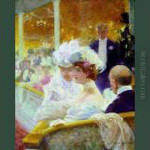 Elegantes Au Theatre by Emil Benediktoff Hirschfeld