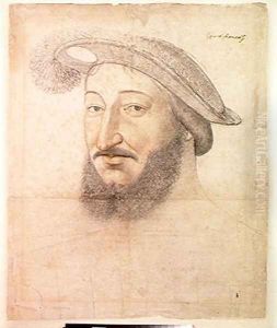 Francois I (1494-1547) c.1540-45 by (studio of) Clouet