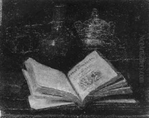 Signed Claude Raguet Hirst,
L.r.; Also Titled The Percy Anecdotes On The Stretcher And Inscribed
"the Percy Anecdotes"/by Claude Raguet Hirst On The Frame by Claude Raguet Hirst