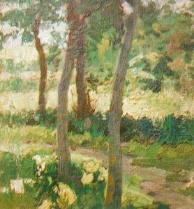 Pejzaz by Samuel Hirszenberg