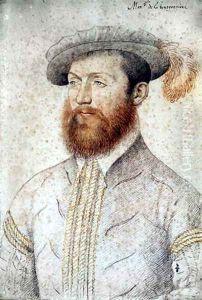 Jean du Plessis, seigneur de la Bourgoniere, c.1546 by (studio of) Clouet