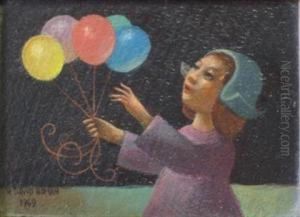 Girl With Balloons