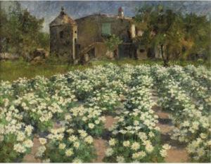 Field Of Flowers by George Hitchcock
