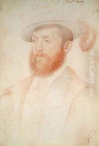 Eustache de Conflans (c.1525-p.1574) Baron d'Auchy, c.1546 by (studio of) Clouet