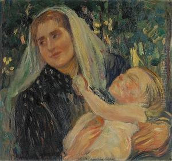 A Mother And Child - view 1