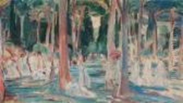 Im Garten Der Villa Borghese - view 1