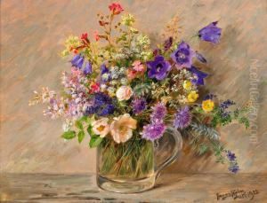 Stilleben Med Sommarblomster