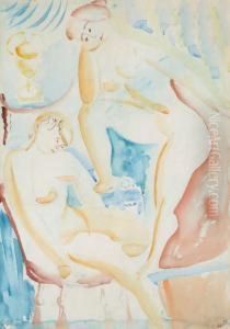 Female Nudes by Sigrid Hjerten
