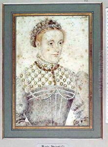 Portrait presumed to be Mary Queen of Scots (1542-87) c.1560 by (studio of) Clouet