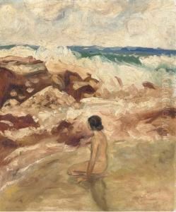 On The Beach by Sigrid Hjerten