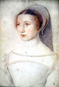 Unknown portrait of a young Lady, c.1540 by (studio of) Clouet