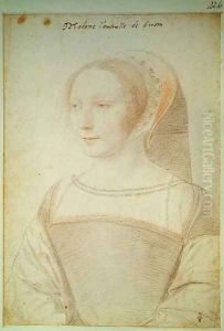 Francoise de Longwy (c.1510-65) wife of Philippe Chapot, Seigneur de Brion, c.1535 by (studio of) Clouet