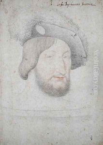 Portrait of Francois I (1494-1547) before 1525 by (studio of) Clouet