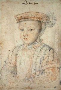 The Dauphin Francois de France (1544-60) future King Francois II, 1552 (2) by (studio of) Clouet
