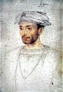 Legreffier, fool, c.1550 by (studio of) Clouet