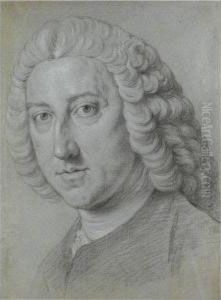 Portrait Of William Pitt by William Hoare Of Bath