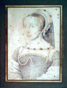 Portrait of an unknown Lady, c.1540 by (studio of) Clouet