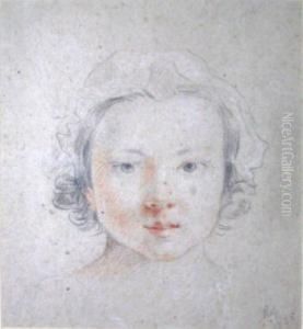 Manner Of William Hoare Of Bath , 'portrait Of A Young Girl' by William Hoare Of Bath