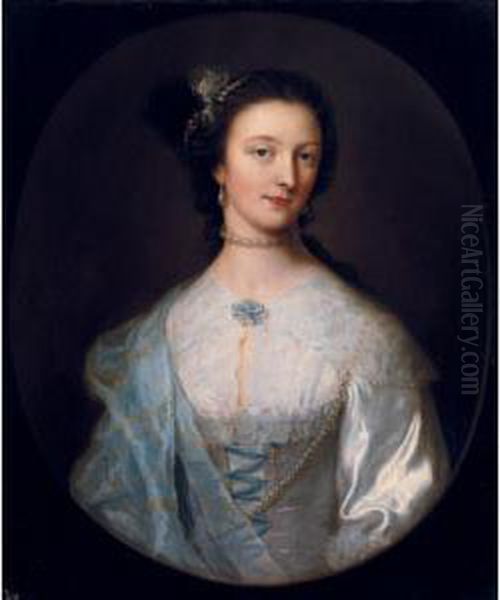 Portrait Of Judith Long, Mrs Knatchbull (died 1772) - view 1