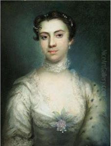 Portrait Of A Young Lady by William Hoare Of Bath