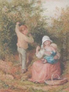 Blackberry Picking by Henry E. Hobson