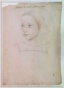 Portrait of Marguerite de France (1523-74) as a Child, c.1527-28 by (studio of) Clouet