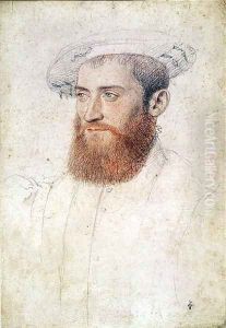 Portrait of an unknown man, c.1547 by (studio of) Clouet
