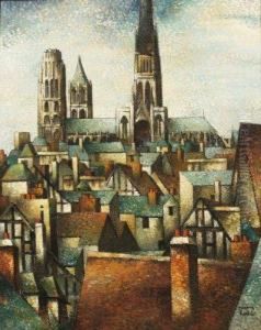 Rouen, La Cathedrale Et Les Toits
